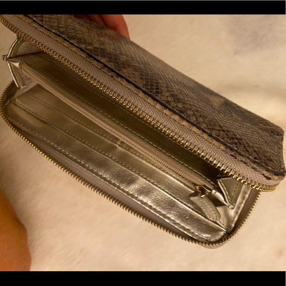 Michael Kors Python Skin Zip Wallet - Picture 11 of 11